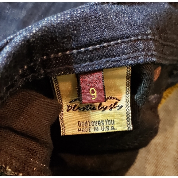 Bootcut Jeans denim 9 Embroidery Distresse… - Picture 6 of 7